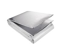 Feuille d'isolation réfléchissante thermique - Rouleau d'isolation réfléchissant à barrière radiante, feuille d'aluminium double face | Feuille d'isolation à économie d'énergie, isolation thermique