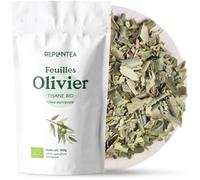 FEUILLE D'OLIVIER BIO 100g | Tisane de Feuilles d'olivier | Olivier Feuilles Coupées REPLANTEA