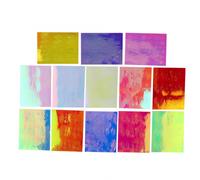Feuille D'ongle 13 Pieces Couleur Bonbon Totem Geometrie Motif Nail Art Decalcomanies À La Mode Ongles Bricolage Autocollant De Transfert Ongles Accessoires