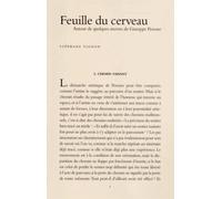 Feuille Du Cerveau - Autour De Quelques Oeuvres De Giuseppe Penone