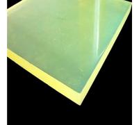Feuille en caoutchouc de qualité supérieure, bloc de tampon en polyuréthane PU, épaisseur 10/15/20/30~60 mm, plaque amortissante en caoutchouc, coussin en caoutchouc souple, 1 pièce (45 x 200 x 200 mm