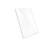 Feuille en plastique acrylique cristal, Feuille acrylique transparente 420 x 297 mm, épaisseur 5-10 mm, for enseignes, affichages, projets et artisanat(6Mm)