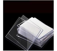 Feuille en plastique acrylique transparent Perspex Feuille de PVC for bricolage, scènes et modèles architecturaux (1 pièce)(A5 210mmx148mmx1.2mm(3pcs))