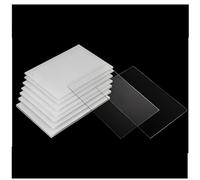 Feuille en plastique acrylique transparent Perspex Feuilles de PVC idéales for le bricolage fait à la main, les scènes, accessoires modèle d'arche(200mmx300mmx0.4mm(5pcs))