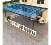 Feuille en polycarbonate de 2 mm C - Panneau en plastique léger, résistant aux UV et aux intempéries pour toits extérieurs, pergolas, terrasses et cloisons - Durable, facile à découper, solution