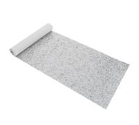 Feuille en Simili Cuir Pailleté Argenté Pu 20x120 Cm