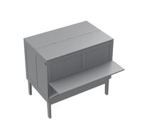 Feuille épaissie Lit escamotable 90x200 cm, lit mural avec sommier à lattes, lit pliant mural, lit escamotable vertical avec sommi