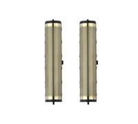 Feuille Et Couteau De Rechange Premium Compatible For Andis TS1 TS2 | Ensemble, Accessoires De Rasoir Électrique For Barbier, Rasoir À Grille(2Pcs Gold Foil)