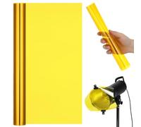 Feuille Filtrante Jaune Pet pour Panneaux LED et Flash Photo | Haute Transmission, Diffusion Lumineuse et Teinte D’arrière-plan, pour Vidéo et Photographie en Studio