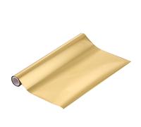 Feuille holographique 5m x 19.3cm,différentes couleurs,pour imprimante Laser et plastifieuse,bricolage de cartes,rouleaux de feuille chaude 2023 - Type Sub golden
