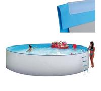 Feuille intérieure de rechange - Piscine - 360x90 cm - Papier d'aluminium - Bleu - Acier