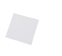 Feuille isolante en céramique d'alumine, Lot de 10 plaques carrées en céramique d'alumine 95, isolation thermique, dissipation chaleur, blanches, tailles variées(40X40X0.5mm)