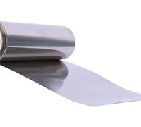 Feuille métallique de haute pureté - Bande de métal pur à 99,9% for expériences de modélisation mécanique, longueur 1 m, largeur 95 mm à 300 mm(Thick 0.3mmx200mm)