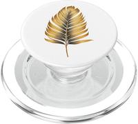 Feuille Monstera peinte à la main - Couleur : feuillage de fenêtre - Plante naturelle PopSockets PopGrip pour MagSafe