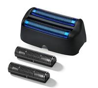 Feuille noire et cutter compatibles avec le rasoir double UV BaBylissPRO | Compatible avec les séries BaBylissPRO UV-Disinfecting et UVFOIL. Feuille de rasoir de rechange durable et lames intérieures.