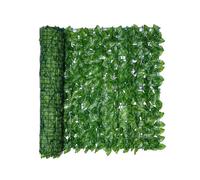 Feuille Panneaux De Clôture Feuille Artificielle Écran Haie Confidentialité Clôture Rouleau Mur Feuille 0.5x1M Vert