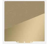 Feuille PEI dorée de 235 mm pour Flashforge Adventurer 5M/5M Pro/AD5X, plaque de construction double face texturée/lisse en acier à ressort | Film plus épais importé des États-Unis et performance à