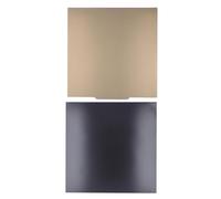 Feuille PEI et Autocollant Magnétique, Surface de Construction D'imprimante 3D Double Face 430 X 430 Mm, Lit Chauffant Flexible Magnétique avec Adhésif pour Maximum