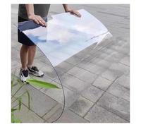 Feuille Plastique PC Transparente et Isolante, Protection Contre Pluie et Les UV pour Toiture Maison Jardin, Terrasses, Toits, Remplacement Panneaux Toiture(1.5x8m/4.92x26.24ft)