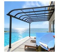 Feuille Plastique PC Transparente et Isolante, Protection Contre Pluie et Les UV pour Toiture Maison Jardin, Terrasses, Toits, Remplacement Panneaux Toiture(1x15m/3.28x49.2ft)