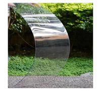 Feuille Plastique PC Transparente et Isolante, Protection Contre Pluie et Les UV pour Toiture Maison Jardin, Terrasses, Toits, Remplacement Panneaux Toiture(0.8x9m/2.62x29.52ft)