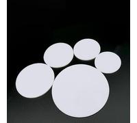 Feuille plastique PTFE, Tampon d'étanchéité en feuille ronde PTFE blanc, épaisseur 3 mm, diamètre 12-378(88mm)
