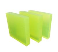Feuille polyuréthane PU 1-20mm joint industriel plaque caoutchouc amortissement étanchéité équipement (4mm,150mm x 150mm,1)