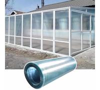 Feuille Pour Serre,Plaques De Toiture En Polycarbonate,Feuille De Verre Acrylique Claire,Imperméable Et Résistante Aux UV,Panneaux De Remplacement En Plastique,Faciles À Couper Et À Plier,W×L-0.7x2m