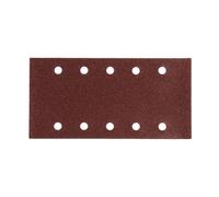 FEUILLE RECT 5+5 BOIS/MÉT 115X229MM G80 (X10) MAKITA - P33196