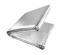 Feuille réfléchissante pour radiateur - 5 m x 60 cm - Feuille d'isolation thermique double face en aluminium pour chauffage domestique - Rouleau de barrière d'économie d'énergie (sans autocollants)