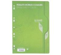 Calligraphe Feuillets mobiles perforés 7965C A4 21x29,7 cm verts 100 pages grands carreaux 80 g
