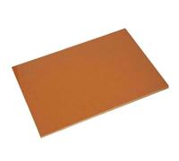 Feuille stratifiée noire de 1/2/3/5 mm d'épaisseur for intérieur, feuille phénolique antistatique for laboratoire, 1 pièce(1x100x100mm)