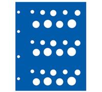 Feuille supplémentaire Safe TOPset 7843 pour 3 séries de pièces de Cours ATS - y Compris Feuille intercalaire Bleue