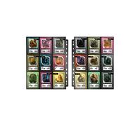 Feuille TCG Konix double-face 9 pochettes par face 63x88 mm Noir