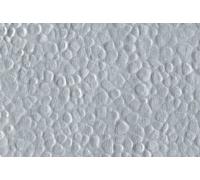 Feuille Texturée Métal Martelé Argenté 30x30 cm