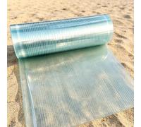 Feuille Toiture en Polycarbonate Transparent 120 x 3000 cm Aux Intempéries Feuille Plastique de Toiture Facile à Couper pour Horticulture, Jardinage, Agriculture, Auvent, 1mm