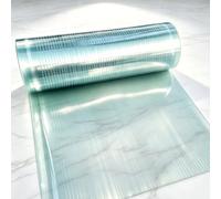 Feuille Toiture en Polycarbonate Transparent 150 x 1000 cm Transmission Lumineuse Élevée Feuilles de Toit Transparent Facile à Couper pour Jardinage Extérieur, Agriculture, 1.5mm