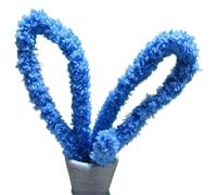 Feuille torsadée 1 m, bricolage artisanal, velours corail, tige chenille, cure-pipe for chien et chat mignon pour Créer Toutes Sortes Travaux Manuels(24 Royal Blue,1pcs)