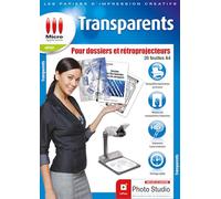 Feuille Transparente Imprimable pour Rétroprojecteur - 20 Films Polyester Transparents A4 - Micro Application