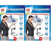 Feuille Transparente Imprimable pour Rétroprojecteur - 20 Films Polyester Transparents A4 - Micro Application (Lot de 2)