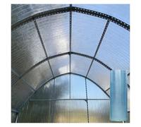 Feuille Transparente Isolante Imperméable, Panneaux de Lumière Serres Panneau Isolant en FRP pour Abris Jardin, Abris Voiture, Cabanes, Facile Découper(1x3m/3.28x9.84ft)