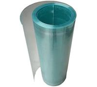 Feuille transparente isolante pour auvent, cadre froid, serre ou toit de terrasse, imperméable, flexible et durable