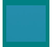 Feuille Vert D'eau Simili Cuir - 30x30x0.7 Cm