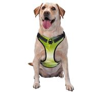 Feuille Verte se reflétant dans l'eau de la rivière,Harnais pour Animaux de Compagnie, Harnais réfléchissant réglable pour Chien,XL