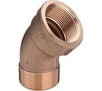 feuille Viega 264161 R 2000 x Rp 2000 , 45 degrés, bronze