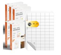 Feuilles A4 d'Étiquettes Adhésives Blanches, Créez vos Autocollants Personnalisés toute Surface, Papier A4 Adhésif Sécurisé, Étiquette Adhésive à Imprimer - Ofituria (72 par feuille, 500 feuilles)