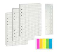 Feuilles A5 Recharge Papier, Marque-page, SEPWGUMD Recharge de Papier de Qualité A5 - Idéal pour Cahier, Carnet, Classeur, et Bloc-Note - Parfait pour Étudiants, Professionnels et Amateurs de DIY