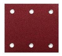 Makita P-33130 Feuilles rectangulaires abrasives 114x102 mm - 3 + 3 trous - Auto-agrippant