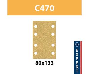 Feuilles abrasives C470 80x133 Best for Wood and Paint BOSCH