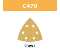 Feuilles abrasives C470 93x93 Expert for Wood and Paint BOSCH